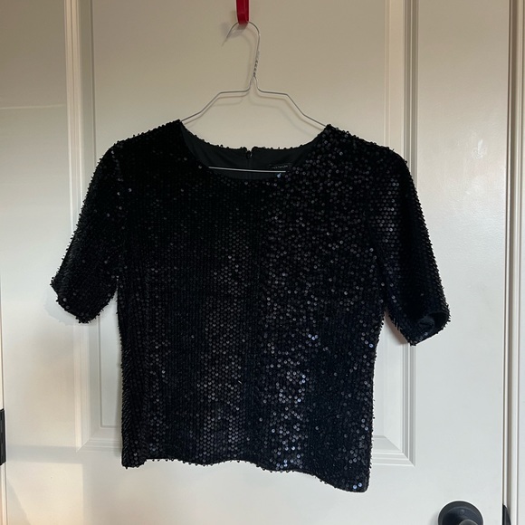 Ann Taylor fitted sequin top - Picture 5 of 6